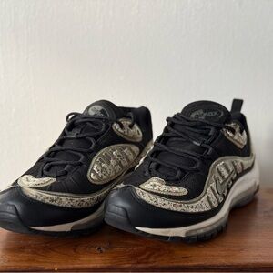 Nike Air Max 98 Black and White Sneakers